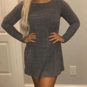 Long sleeve T-shirt dress